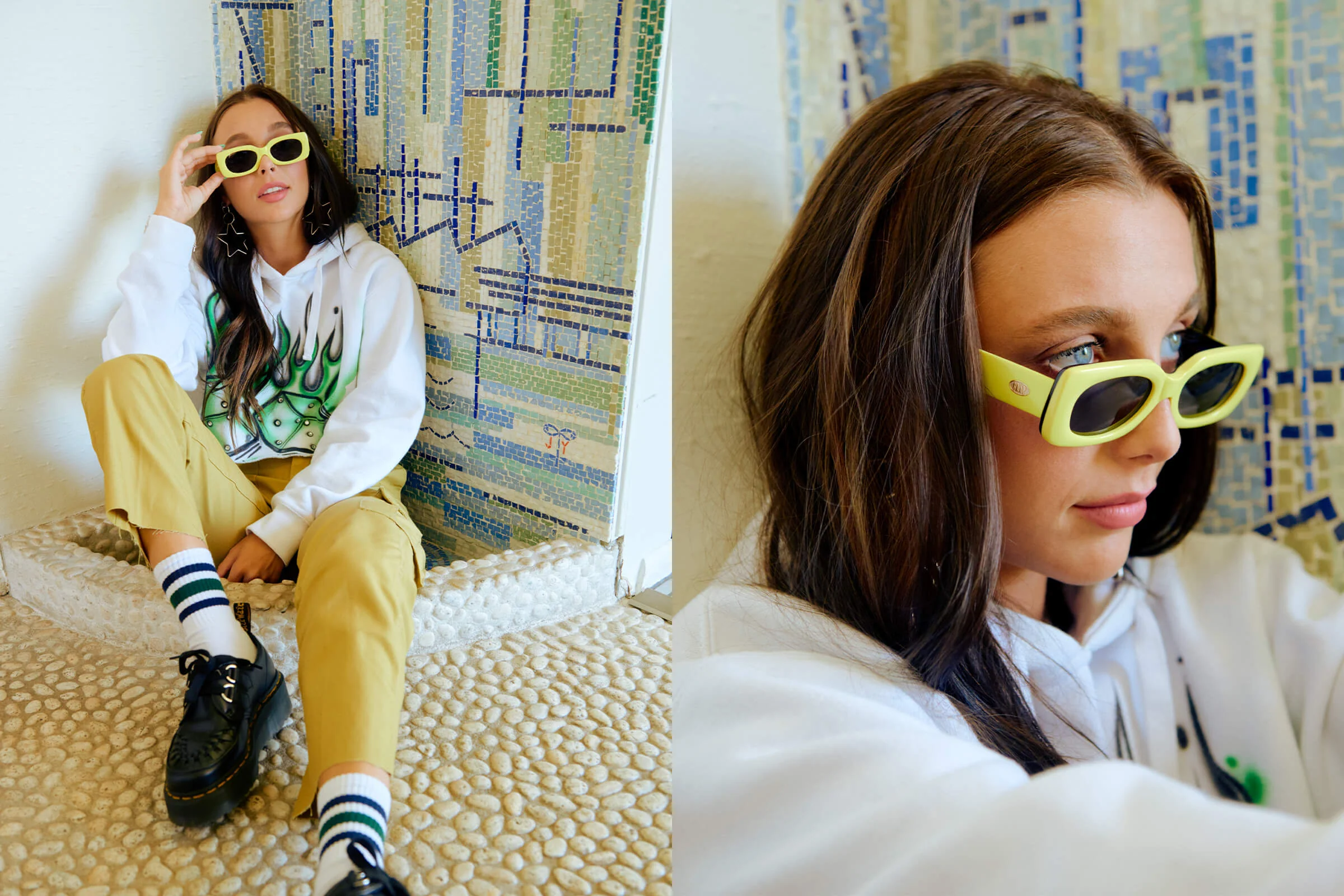 The Supa Phreek - Emma Chamberlain Neon Yellow - Image 3